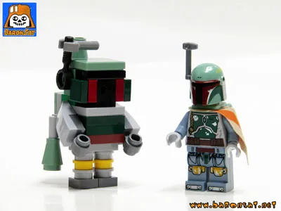 Boba Fett mini brick figures moc lego